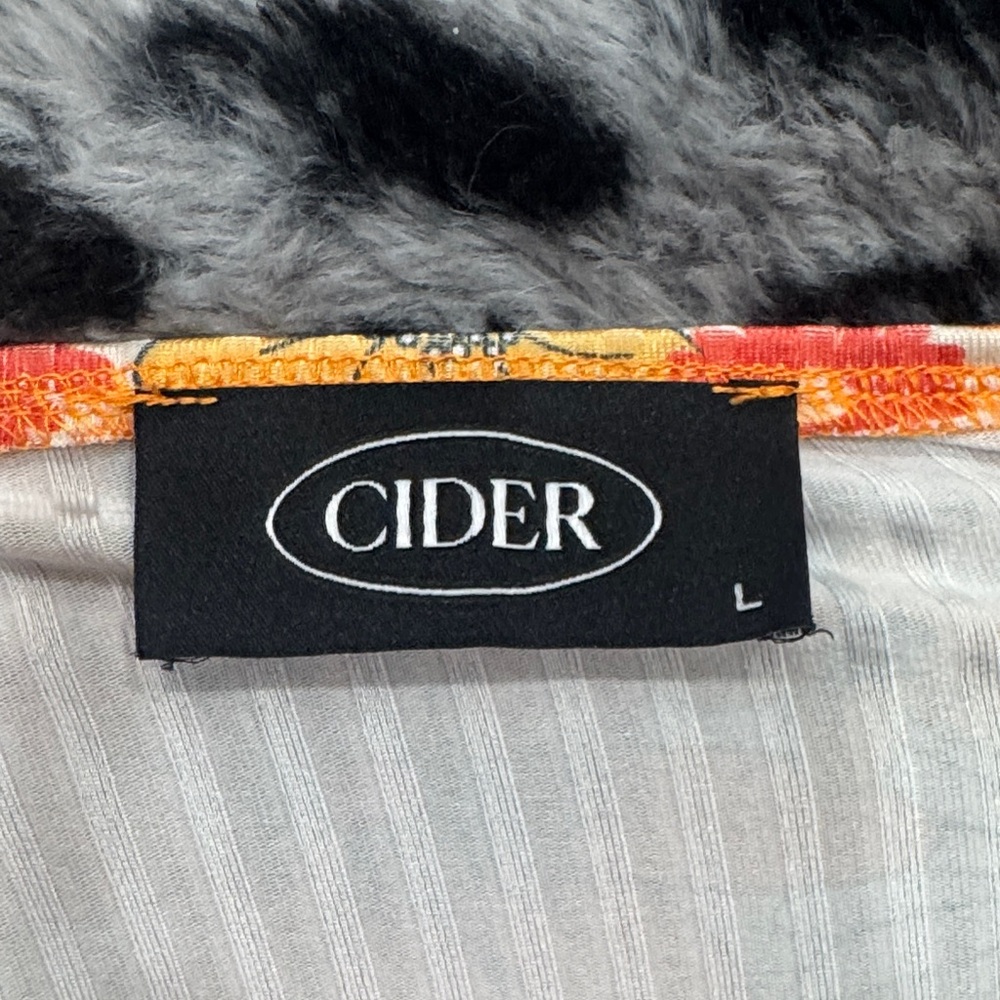 Cider Vibrant Orange and White Floral Dress - Picture 2 of 5